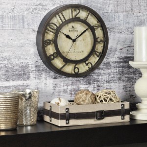 FirsTime Raised Number Wall Clock   